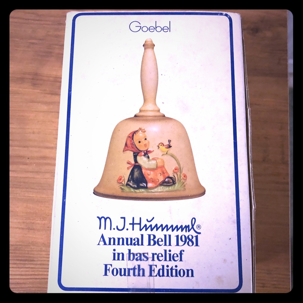 M J Hummel 1981 4th Edition Annual Bell